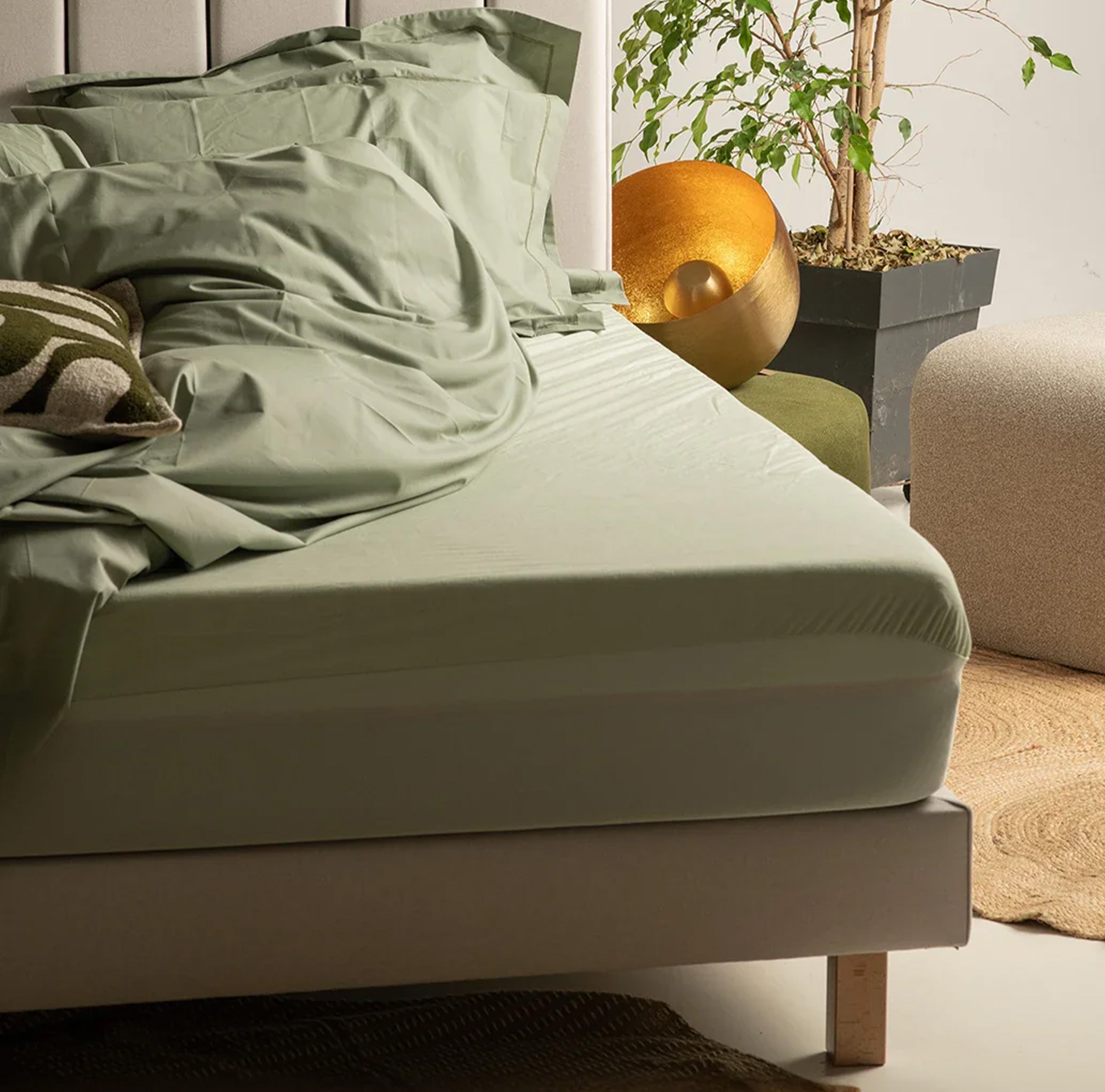 Drap housse 100% coton