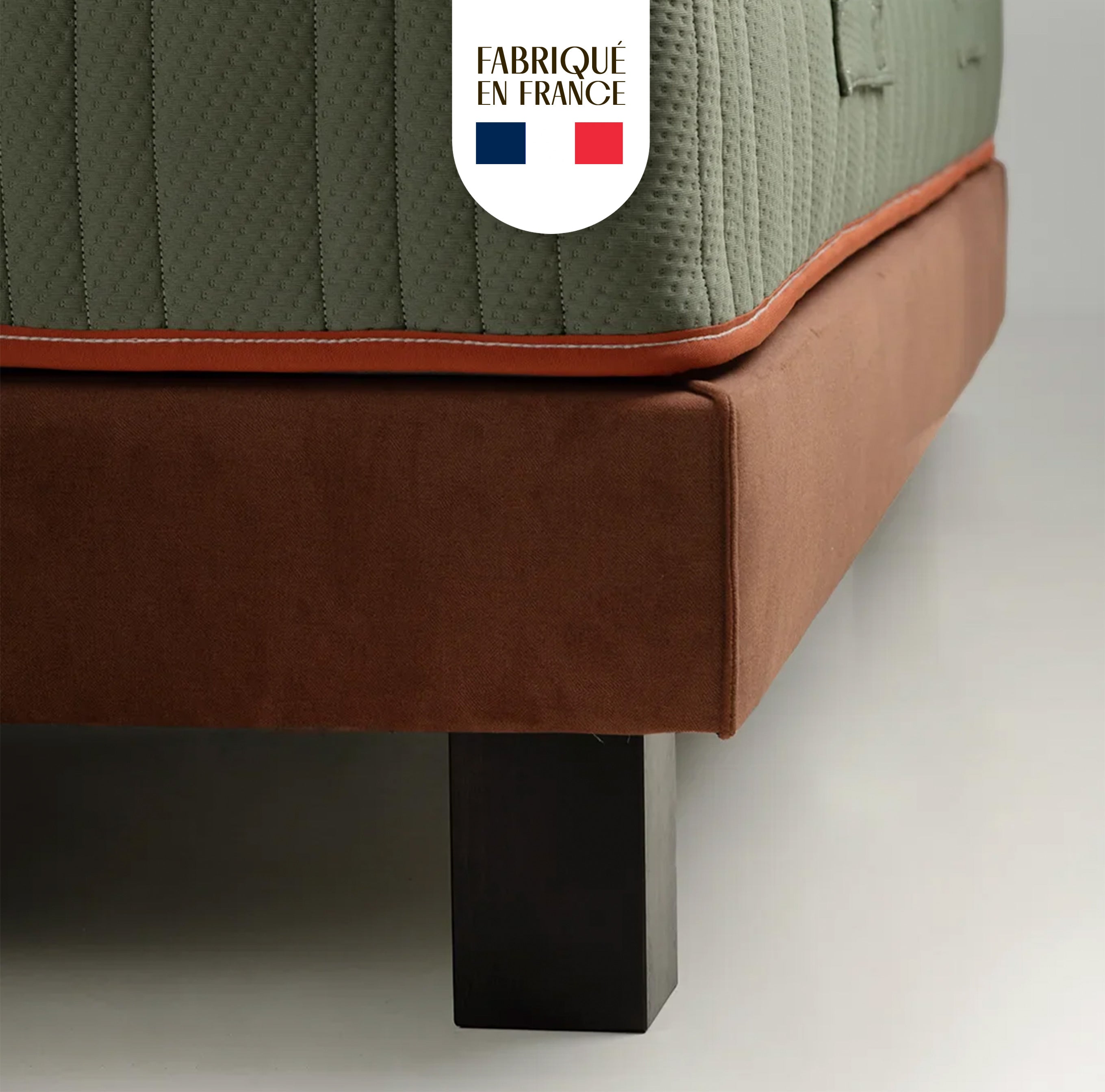 Jeu de pieds de lit carré 9cm