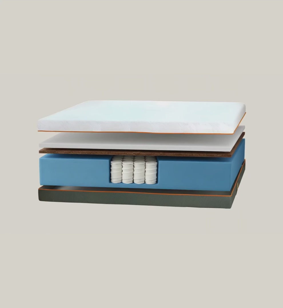 Charger la vidéo : Matelas Nuances Hybride